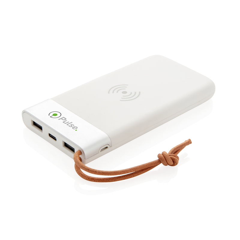 Load image into Gallery viewer, Aria 8.000 mAh 5W wireless charging powerbank - Custom Wood Designs