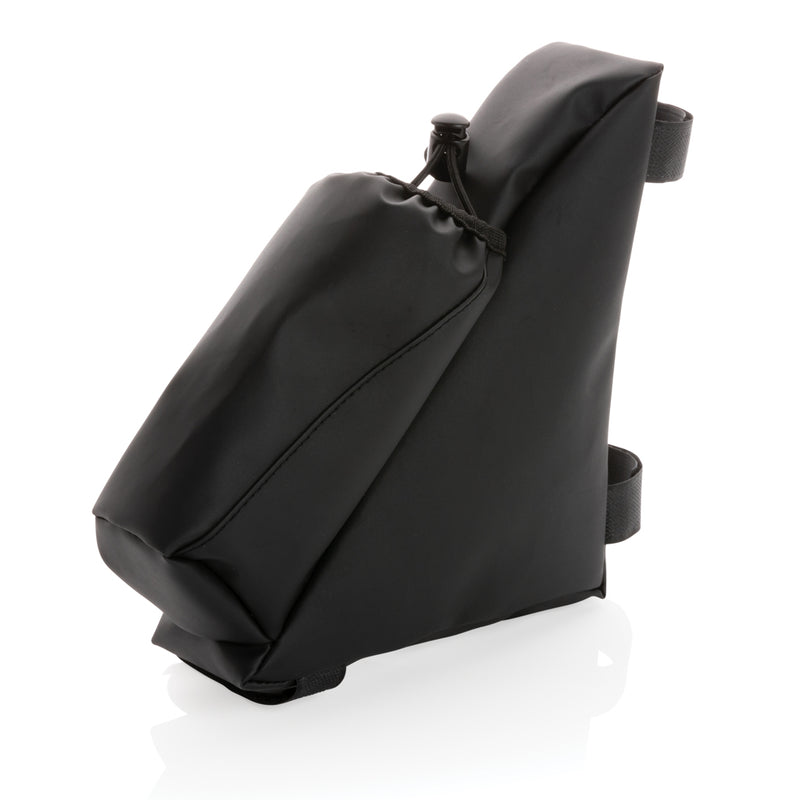 Load image into Gallery viewer, PU high visibility bike frame bag with bottle holder - Custom Wood Designs