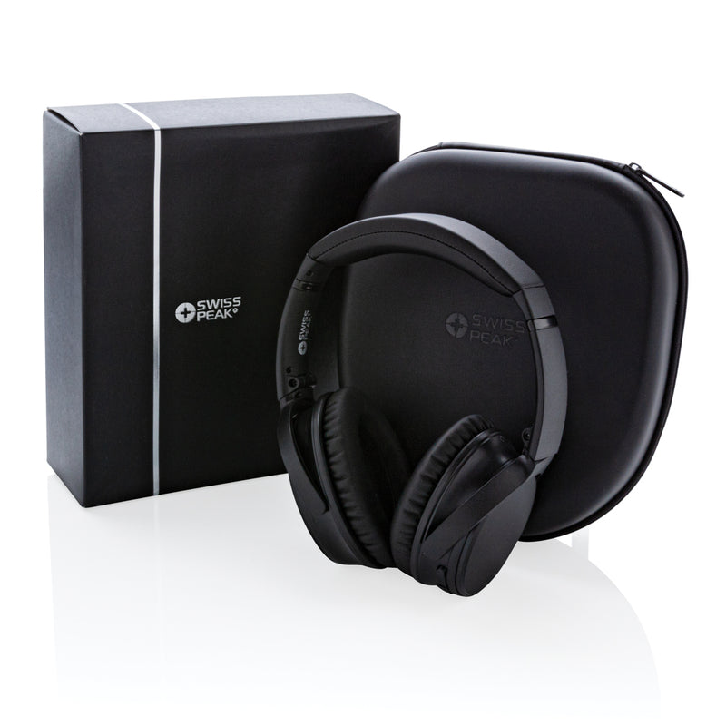 Load image into Gallery viewer, Swiss Peak ANC headphone - Custom Wood Designs