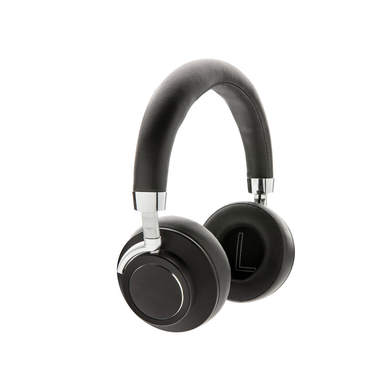 Load image into Gallery viewer, XD Xclusive Aria Wireless Comfort Headphones in black with cushioned ear cups and adjustable headband, designed for immersive audio.