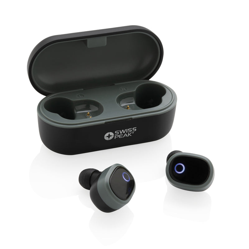 Load image into Gallery viewer, Swiss peak TWS earbuds - Custom Wood Designs