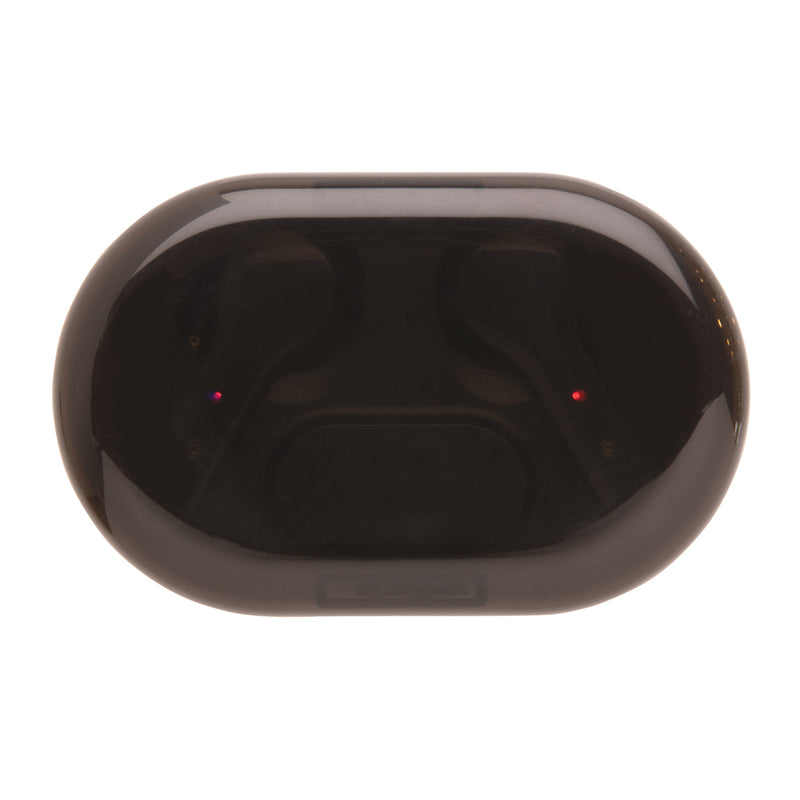 Load image into Gallery viewer, Light up logo TWS earbuds in charging case - Custom Wood Designs