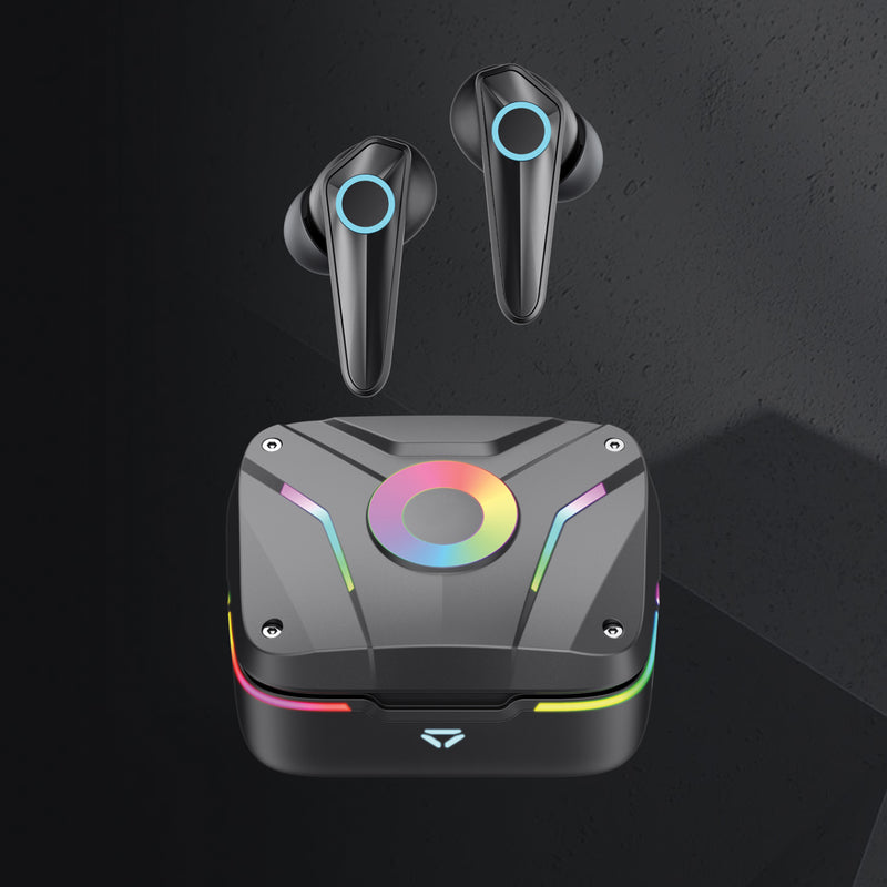 Load image into Gallery viewer, RGB gaming earbuds with ENC - Custom Wood Designs