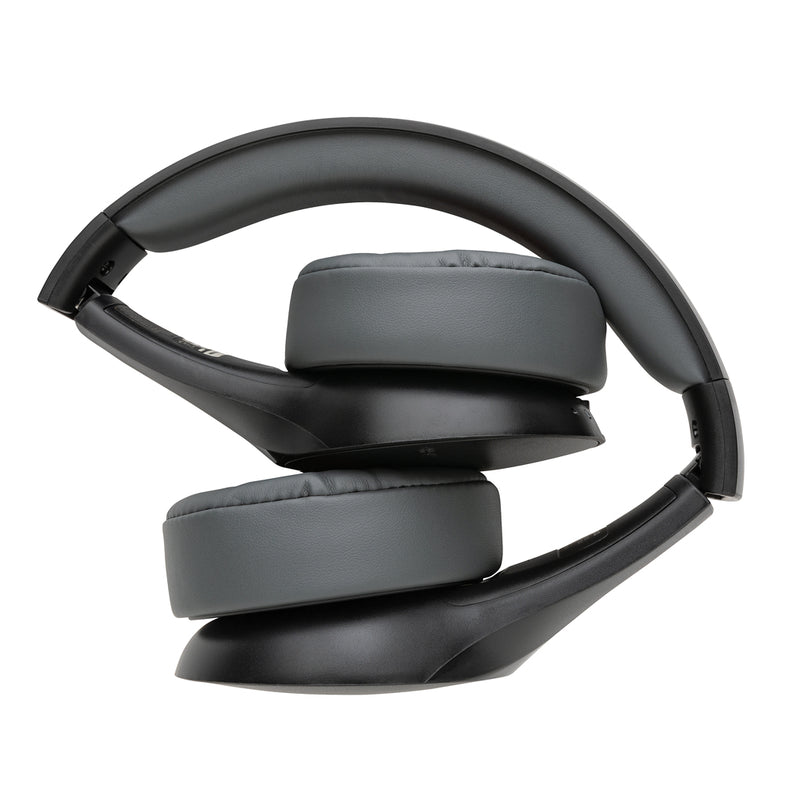 Load image into Gallery viewer, Motorola MOTO XT500 wireless over-ear headphones with padded ear cups and adjustable headband, black color, on a white background.