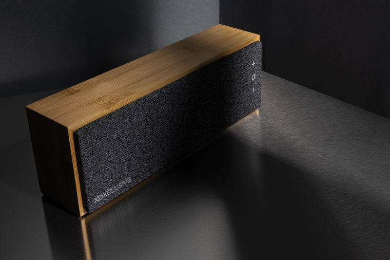 Load image into Gallery viewer, Wynn 10W bamboo wireless speaker - Custom Wood Designs