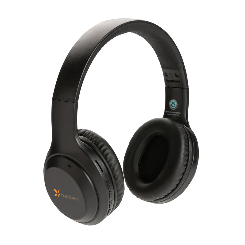 Load image into Gallery viewer, Recycled plastic XD Collection RCS standard audio headphones with adjustable headband and cushioned ear cups.