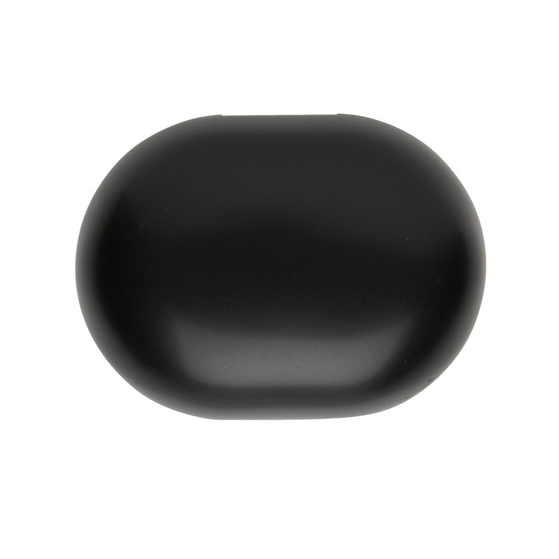 Load image into Gallery viewer, XD Collection RCS recycled plastic TWS earbuds, wireless audio earbuds in black with charging case and modern design.