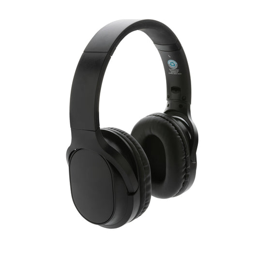 RCS recycled plastic Elite Foldable wireless headphone - Custom Wood Designs