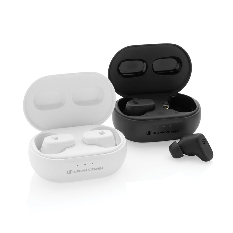 Load image into Gallery viewer, Urban Vitamin Gilroy hybrid ANC and ENC earbuds - Custom Wood Designs