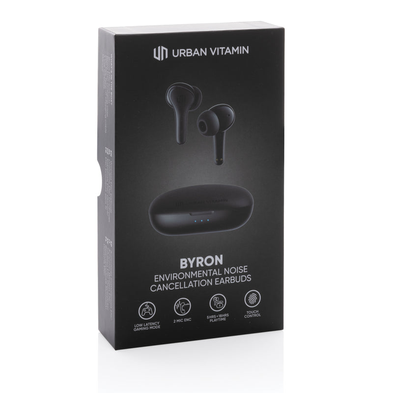 Load image into Gallery viewer, Urban Vitamin Byron ENC earbuds - Custom Wood Designs