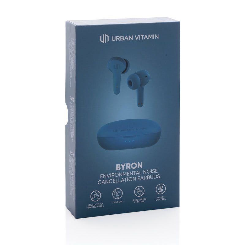 Load image into Gallery viewer, Urban Vitamin Byron ENC earbuds - Custom Wood Designs