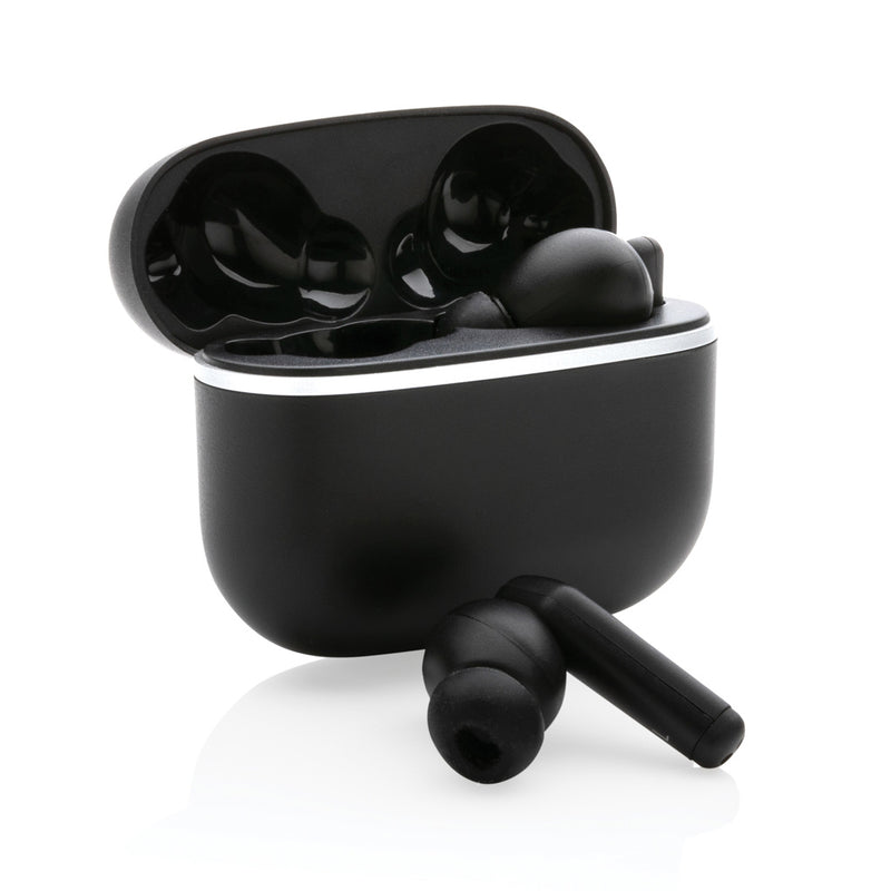 Load image into Gallery viewer, RCS recycled plastic Swiss Peak TWS earbuds 2.0 - Custom Wood Designs