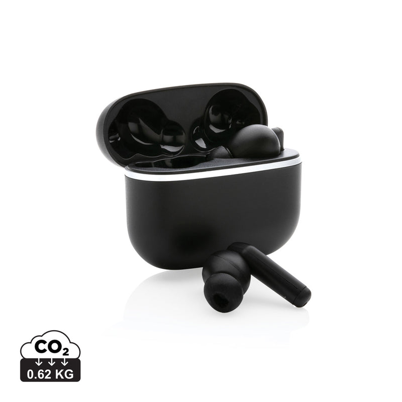 Load image into Gallery viewer, RCS recycled plastic Swiss Peak TWS earbuds 2.0 - Custom Wood Designs
