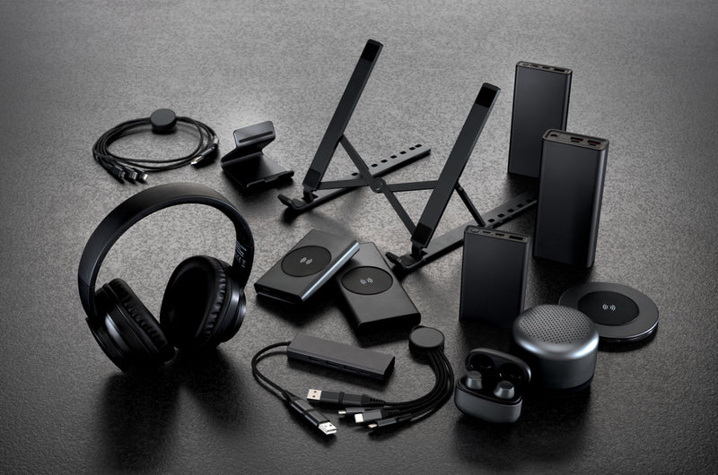 Load image into Gallery viewer, Terra RCS recycled aluminium wireless headphone - Custom Wood Designs