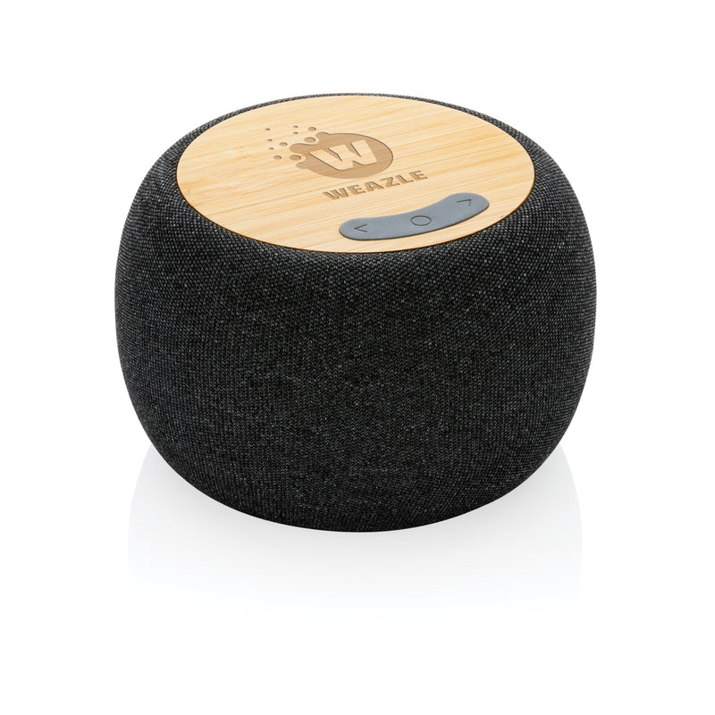 Load image into Gallery viewer, RCS Rplastic/PET and bamboo 5W speaker - Custom Wood Designs