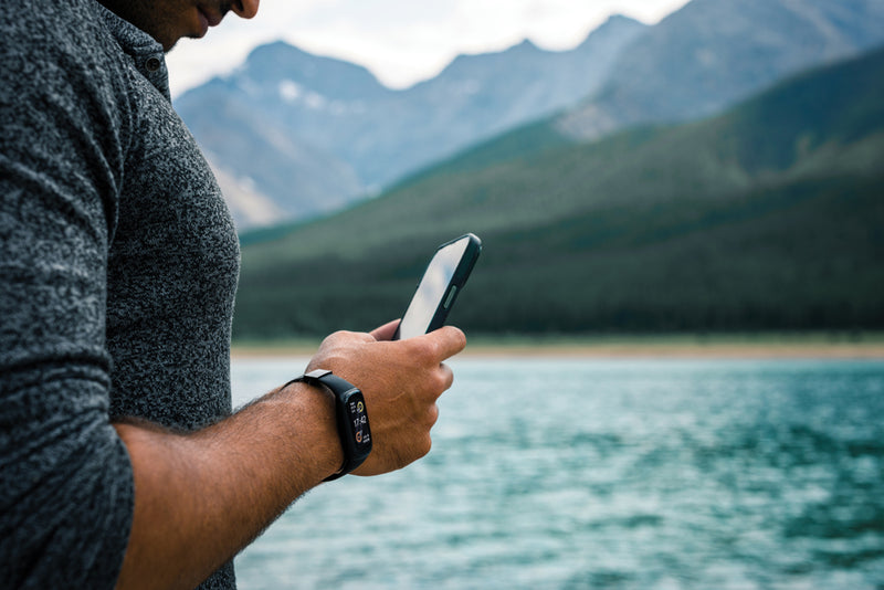 Load image into Gallery viewer, RCS recycled TPU activity watch 1.47'' screen with HR - Custom Wood Designs