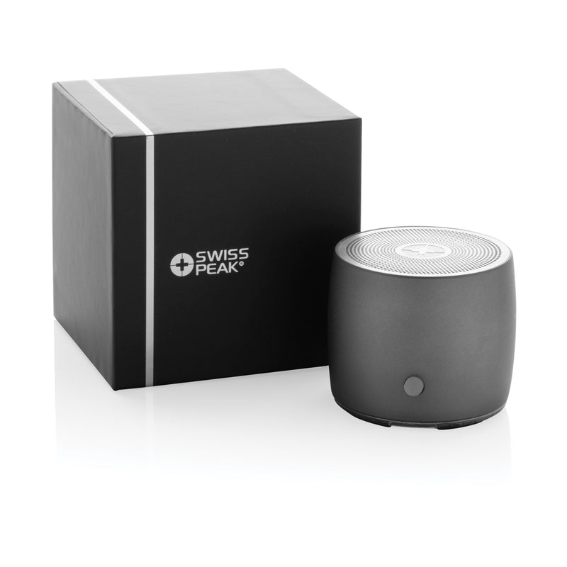 Load image into Gallery viewer, Swiss Peak RCS recycled aluminum 3W bass speaker - Custom Wood Designs