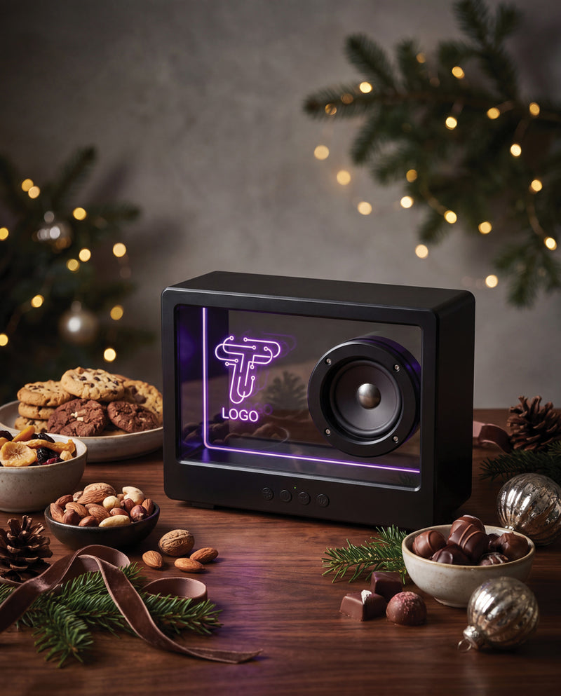 Load image into Gallery viewer, Soundclear Transparent 5W wireless speaker - Custom Wood Designs