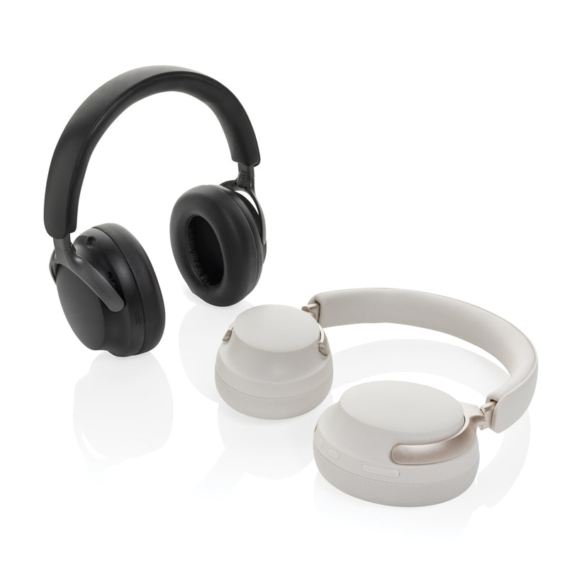 Load image into Gallery viewer, XD Collection Soundpro RCS recycled plastic ANC headphones, over-ear audio headphones with adjustable headband and cushioned ear cups.