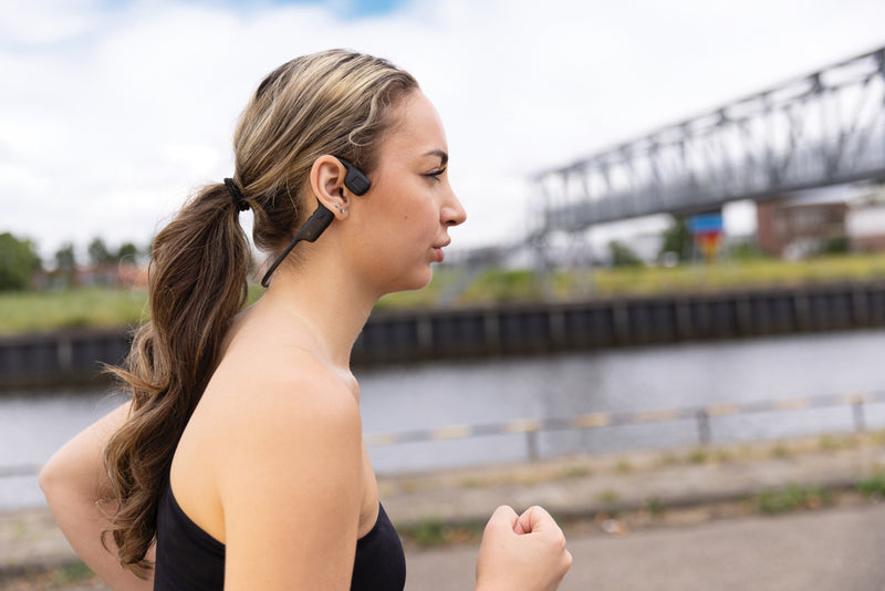 Load image into Gallery viewer, Urban Vitamin Glendale RCS rplastic air conductive headphone - Custom Wood Designs