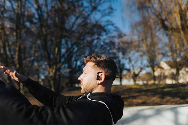 Load image into Gallery viewer, Urban Vitamin Glendale RCS rplastic air conductive headphone - Custom Wood Designs