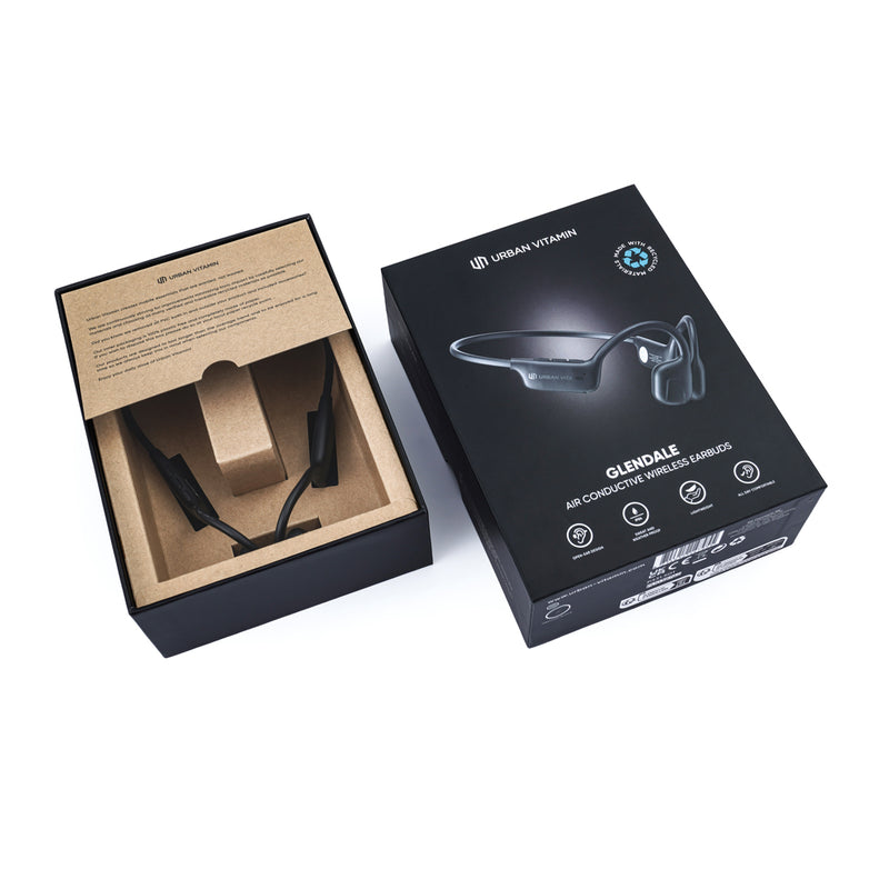Load image into Gallery viewer, Urban Vitamin Glendale RCS rplastic air conductive headphone - Custom Wood Designs