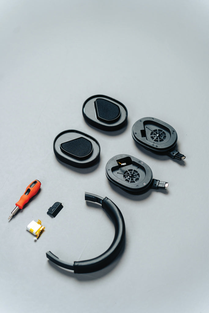 Load image into Gallery viewer, Irvine RCS recycled and repairable ANC wireless headphone - Custom Wood Designs