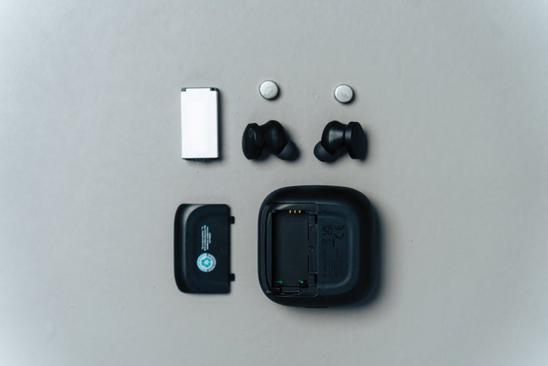 Load image into Gallery viewer, Lakewood RCS recycled and repairable wireless earbuds - Custom Wood Designs