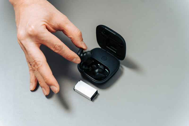 Load image into Gallery viewer, Lakewood RCS recycled and repairable wireless earbuds - Custom Wood Designs