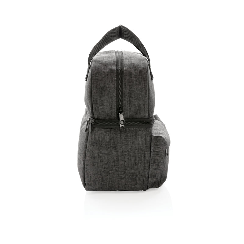 Load image into Gallery viewer, Cooler bag with 2 insulated compartments - Custom Wood Designs
