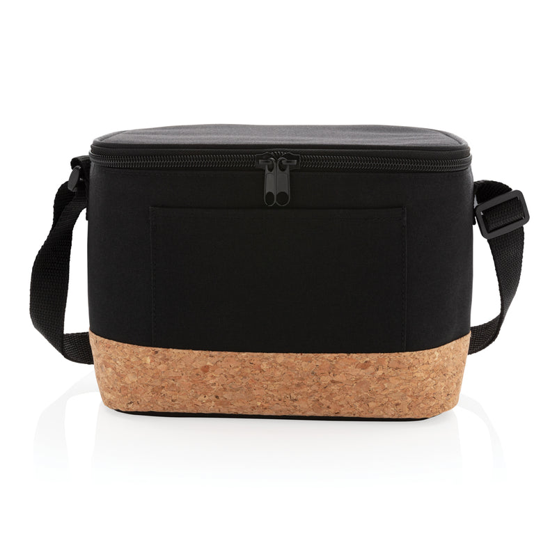 Load image into Gallery viewer, Two-tone outdoor cooler bag with cork detail from XD Collection, designed for keeping drinks and snacks cool on the go.