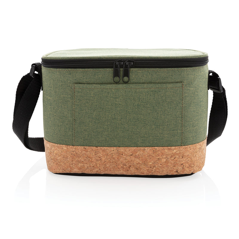 Load image into Gallery viewer, Two-tone outdoor cooler bag with cork detail from XD Collection, featuring a stylish design and insulated interior.