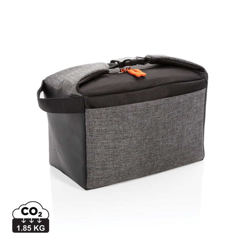 Load image into Gallery viewer, Two-tone outdoor cooler bag by XD Collection with insulated interior and carrying handles, ideal for picnics and outdoor activities.