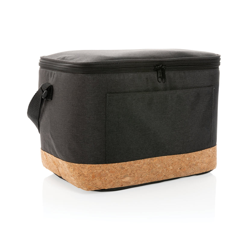Load image into Gallery viewer, Impact AWARE™ XL RPET two-tone cooler bag with cork detail from XD Collection, designed for outdoor use and stylish cooling.