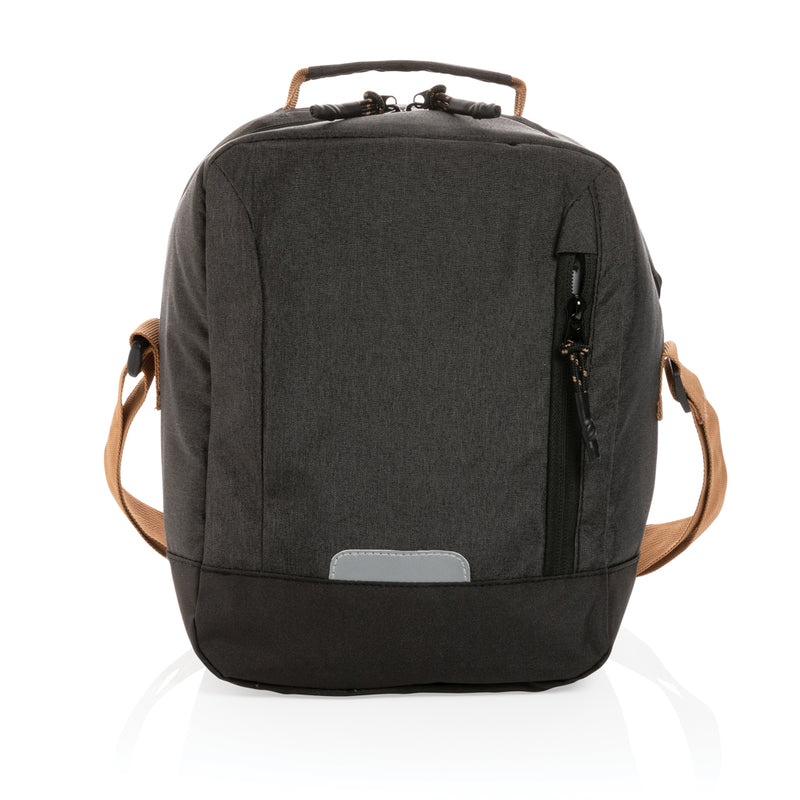 Load image into Gallery viewer, Outdoor Impact AWARE™ Urban cooler bag by XD Collection, featuring insulated main compartment and adjustable shoulder strap.