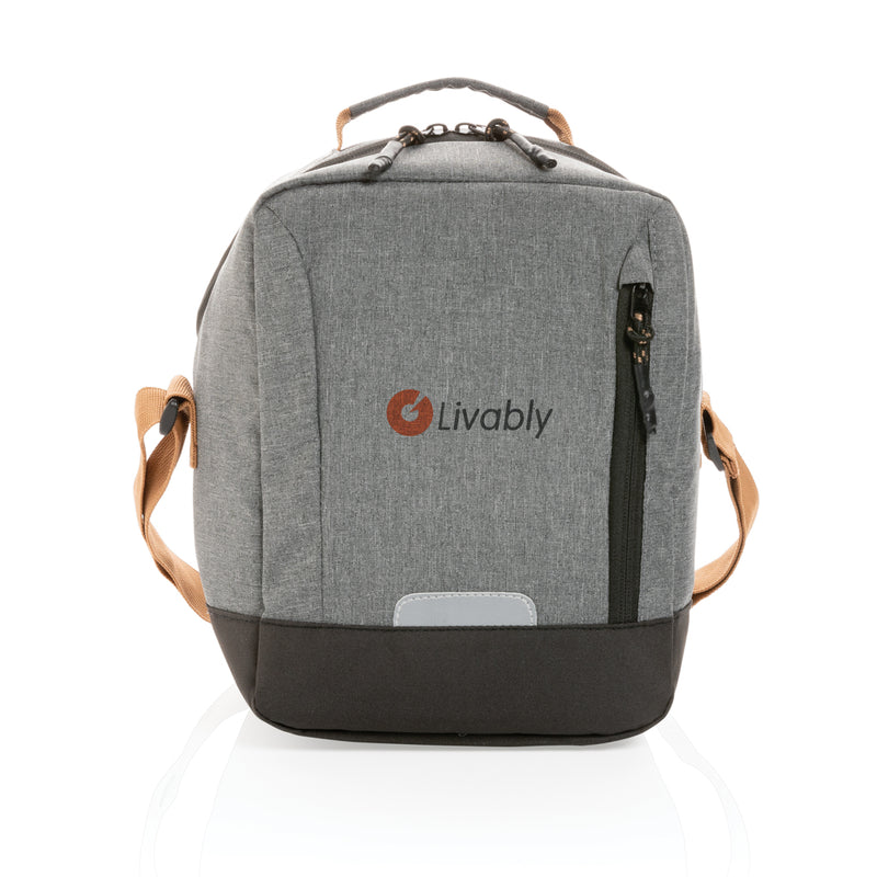 Load image into Gallery viewer, Impact AWARE™ Urban outdoor cooler bag by XD Collection, durable insulated bag for outdoor activities, shown in a sleek design.