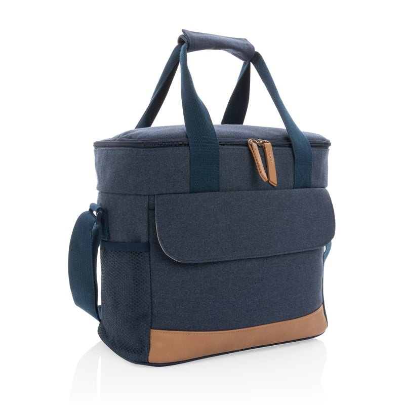 Load image into Gallery viewer, Outdoor Impact AWARE™ 16 oz. canvas cooler bag by XD Collection, showing a durable insulated bag with carry handles.