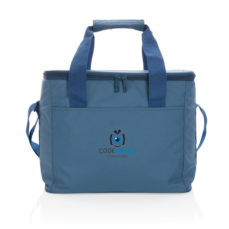 Load image into Gallery viewer, Large outdoor Impact AWARE™ cooler bag by XD Xclusive with insulated interior and sturdy handles for outdoor adventures.