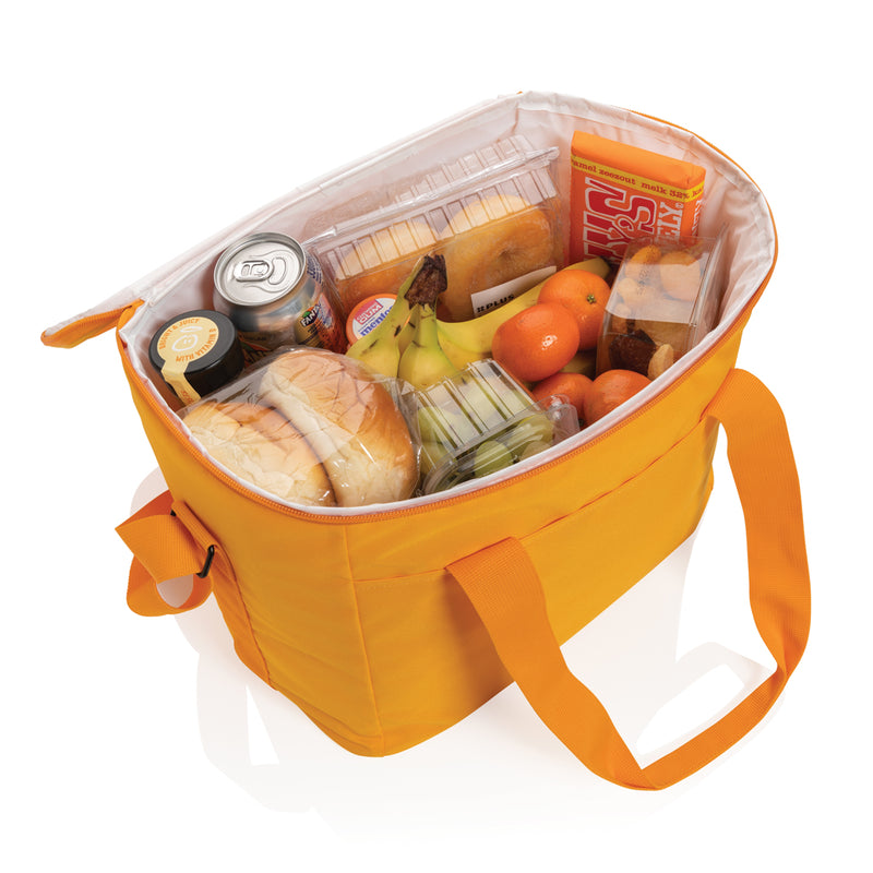 Load image into Gallery viewer, Large outdoor Impact AWARE™ cooler bag by XD Xclusive, insulated with a sturdy handle for outdoor activities.