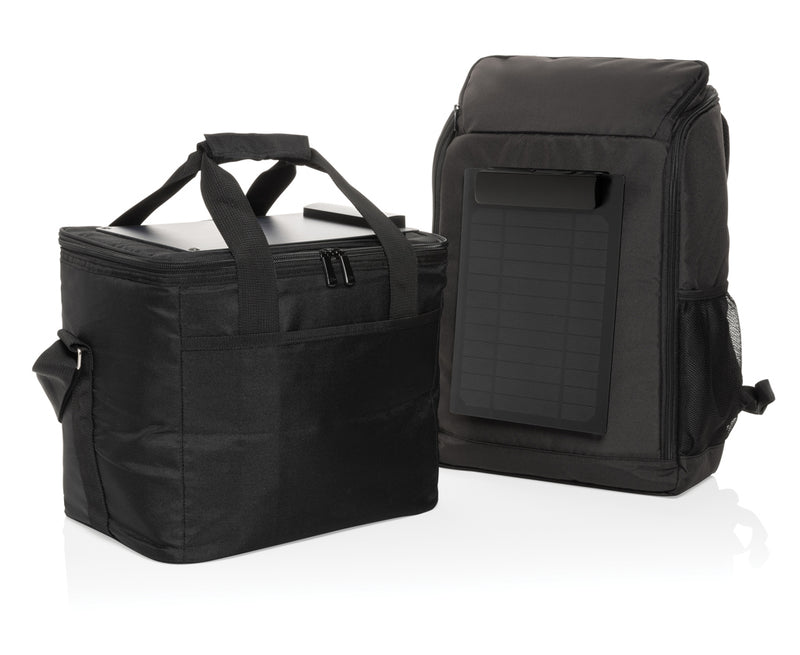 Load image into Gallery viewer, Pedro AWARE™ RPET deluxe cooler bag with 5W solar panel - Custom Wood Designs