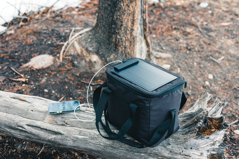 Load image into Gallery viewer, Pedro AWARE™ RPET deluxe cooler bag with 5W solar panel - Custom Wood Designs