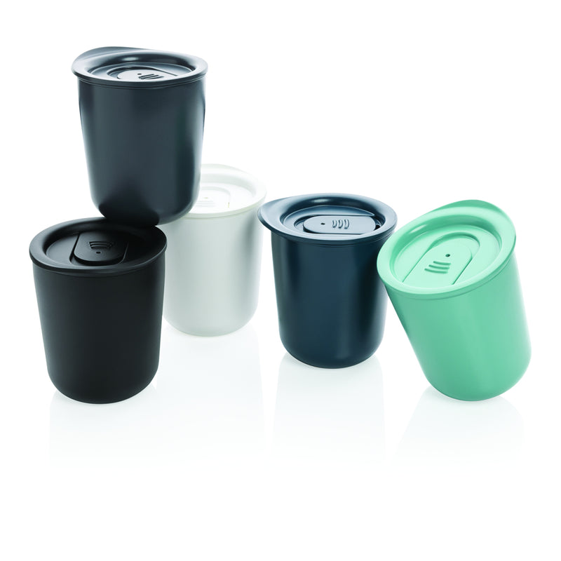 Load image into Gallery viewer, Simplistic antimicrobial coffee tumbler from XD Collection with sleek design and durable drinkware construction.