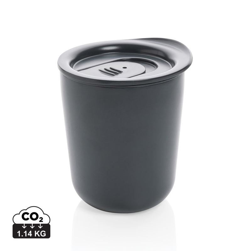 Load image into Gallery viewer, Simplistic antimicrobial coffee tumbler from XD Collection, sleek drinkware with a modern design and insulated body for hot beverages.