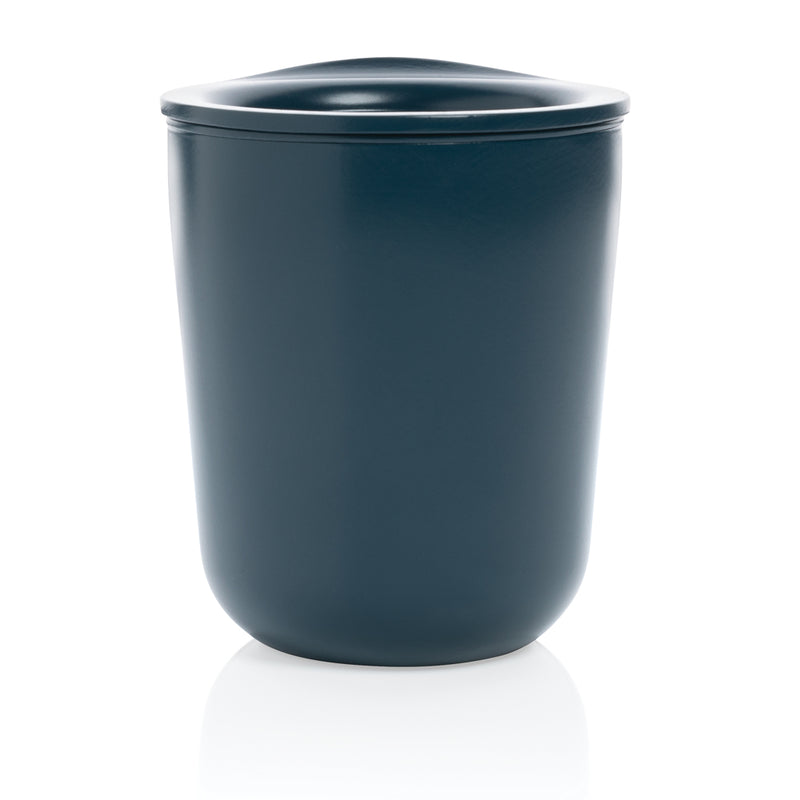 Load image into Gallery viewer, Simplistic antimicrobial coffee tumbler from XD Collection, stainless steel drinkware with a sleek design and secure lid.
