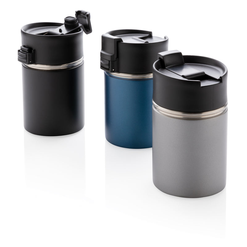 Load image into Gallery viewer, XD Xclusive Bogota compact vacuum mug with ceramic coating, sleek drinkware for hot and cold beverages, with a modern design.