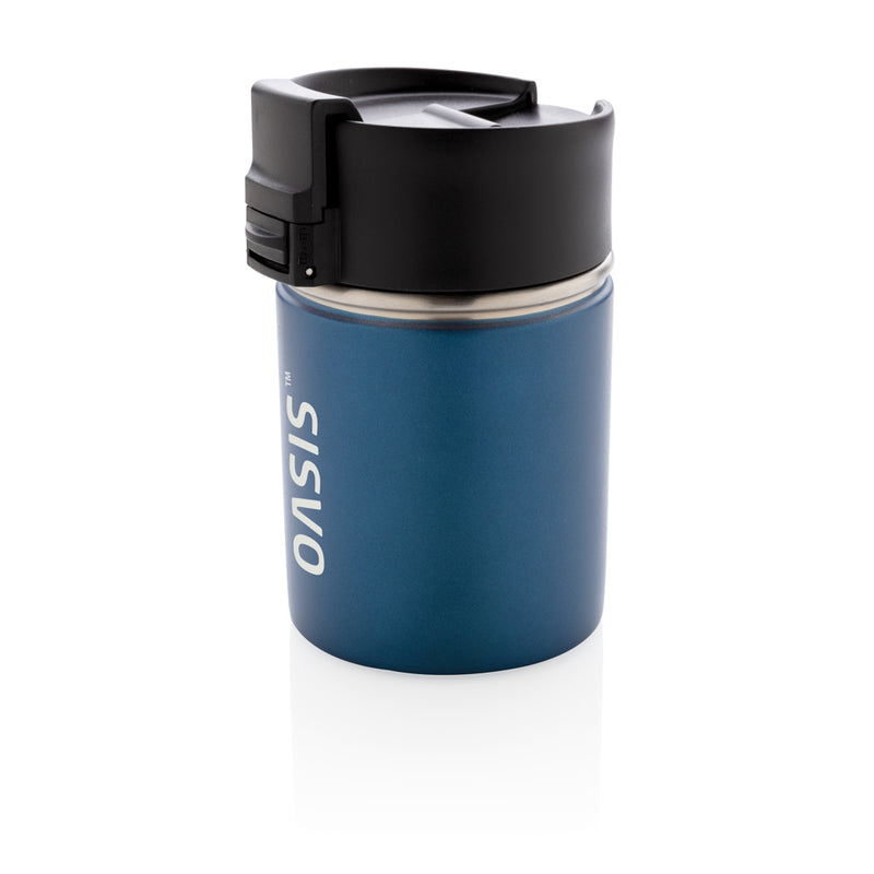 Load image into Gallery viewer, XD Xclusive Bogota compact vacuum mug with ceramic coating, stylish drinkware design, featuring a sleek, insulated mug for hot or cold beverages.