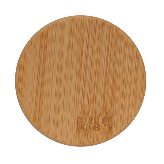 Double wall borosilicate glass with bamboo lid 350ml 2pc set - Custom Wood Designs
