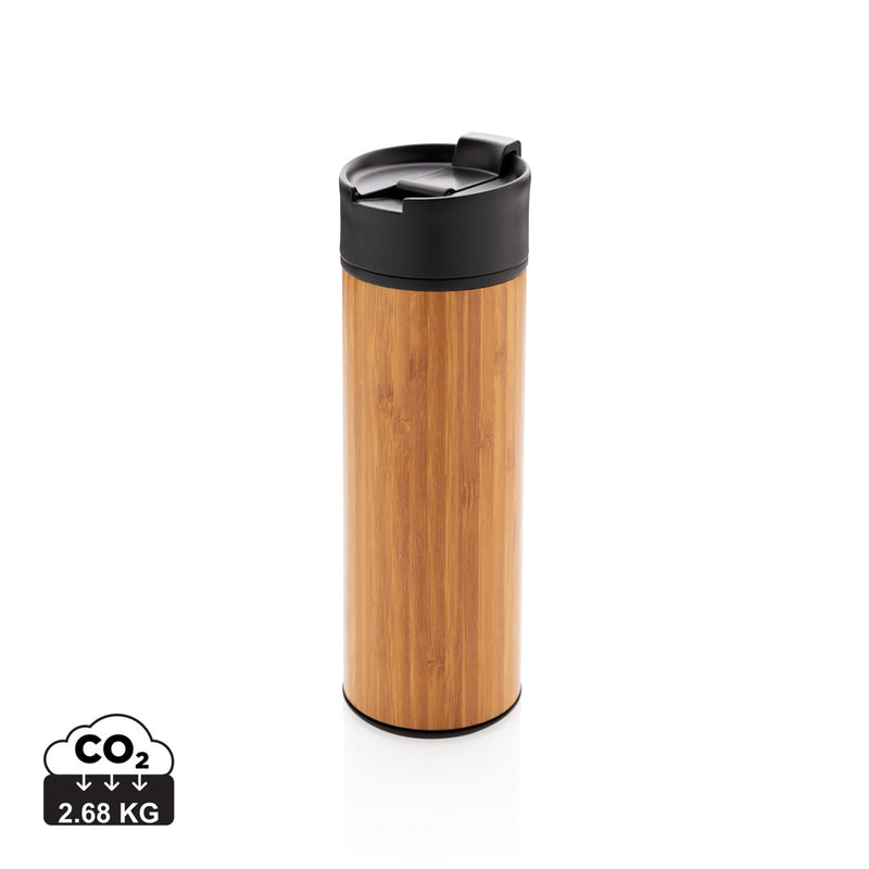 Load image into Gallery viewer, Bogota vacuum bamboo coffee mug - Custom Wood Designs
