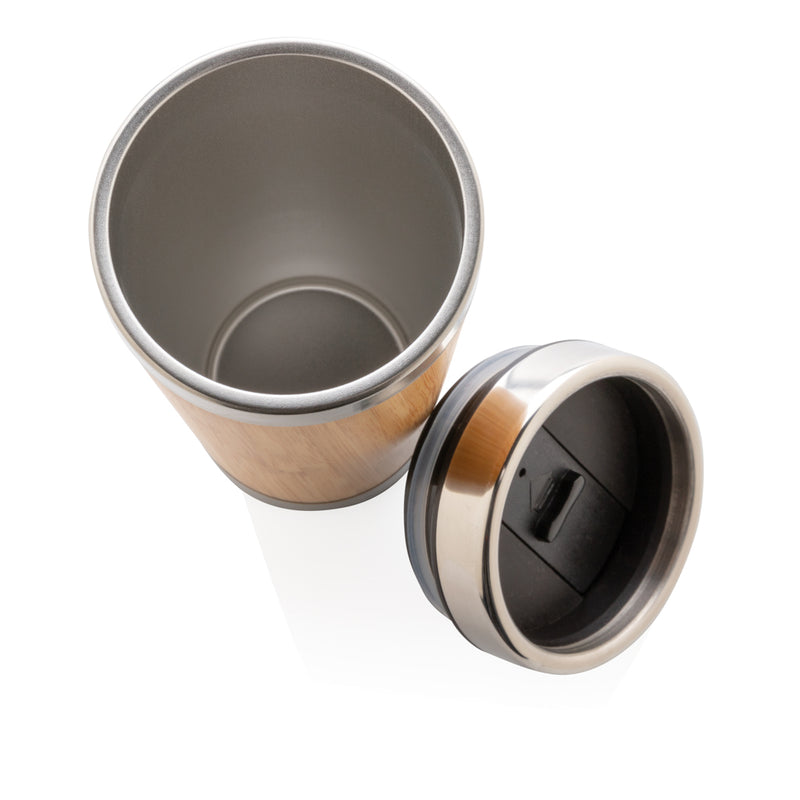 Load image into Gallery viewer, Bamboo tumbler drinkware by XD Collection with a natural bamboo finish and eco-friendly design.
