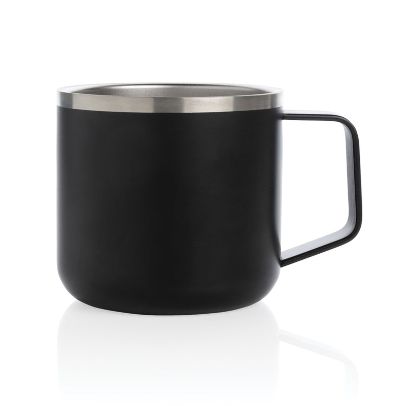 Load image into Gallery viewer, Stainless steel camp mug from XD Collection, durable drinkware with a sleek, polished finish, ideal for outdoor use.